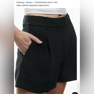 Aritzia -  Effortless Trouser Shorts Size 16